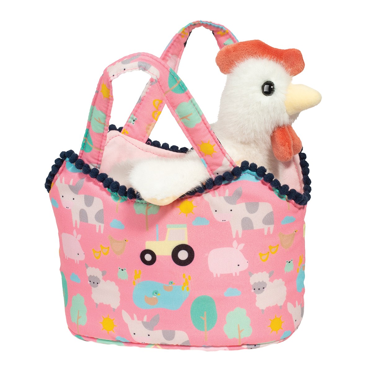 2156.jpg Farm Friends Sassy Sak with White Hen - Image 1